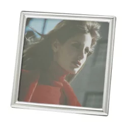silver photo frame (9x9 cm) model Edith