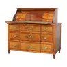 Louis XVI Hopfengarten curved chest of drawers in walnut wood … - Moinat - Desks : cylinder, leaf, Writing desks