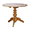 Table Louis - Philippe en bois de noyer avec pied central et … - Moinat - Tables de salle à manger