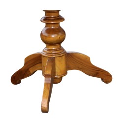 Table Louis - Philippe en bois de noyer avec pied central et …