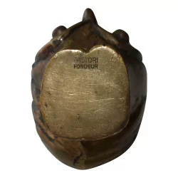 Bronze Hibou, signé Pierre Siebold, fonderie Pastori. Suisse, daté 1953