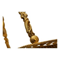 Panier en argent vermeil  (678g) poinçon James …