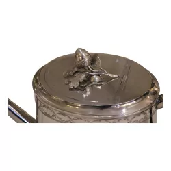 серебряный чайник (600 г) с деревянной ручкой работы Жана Батиста …