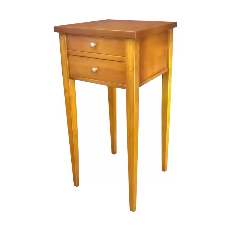 End table or bedside table, \"Glass of water\" model in wood - Moinat - End tables, Bouillotte tables, Bedside tables, Pedestal tables