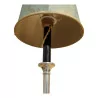 Paire de lampe en forme de bougeoir en argent 925, montés en … - Moinat - Lampes de table