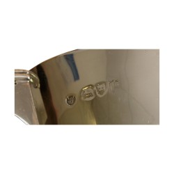 Théière en argent avec manche en bois. 19ème siècle
