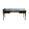 Bureau de style Louis XVI en bois peint noir, garni de bronzes … - Moinat - Bureaux plats