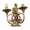 对路易十六青铜烛台，“猎号”模型…… - Moinat - 壁灯架