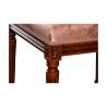 Bench, pouf, Louis XVI style with wooden base … - Moinat - Stools, Benches, Pouffes