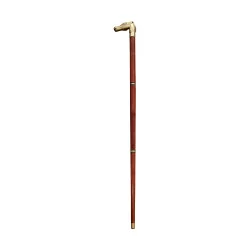 Spanish cane in wood that can be dismantled into 3 parts, with knob …