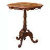 Овальный стол на треноге Brienz из резного дерева и … - Moinat - Диванные столики, Ночные столики, Круглые столики на ножке