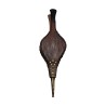 Soufflet en bois et cuir brun 20ème siècle - Moinat - Accessoires de cheminée