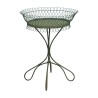 round planter on foot in green metal - Moinat - Exterior planters
