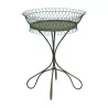 round planter on foot in green metal - Moinat - VE2022/2
