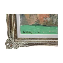 Tableau, huile sur toile signé en bas à droite Paul MATHEY …