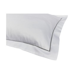 pillowcase \"By Moinat\" collection, in white satin (100%