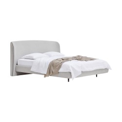 Fur cover (cover) “By Moinat” collection in white satin (100%