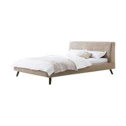 “By Moinat” collection fitted sheet in white satin (100%