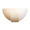 Applique Moderne demi - lune en staff coloris blanche avec - Moinat - Appliques murales