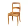 kitchen chair in walnut wood. 20th century - Moinat - Chairs
