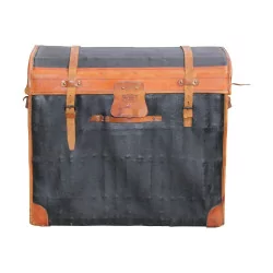 Suitcase - light Moynat wicker travel trunk called trunk