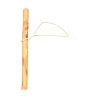 Walnut wood walking stick with cord 20th century - Moinat - Decorating accessories