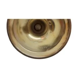 Vase soliflore en argent vermeil 800 Jezler (163 gr). Vers 1950