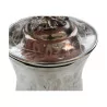 Tea or chocolate cup with its lid, richly decorated. … - Moinat - Silverware