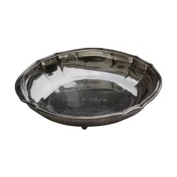 Coupelle Jezler en argent 800, gravée 25.02.1959 (47 gr) 20ème