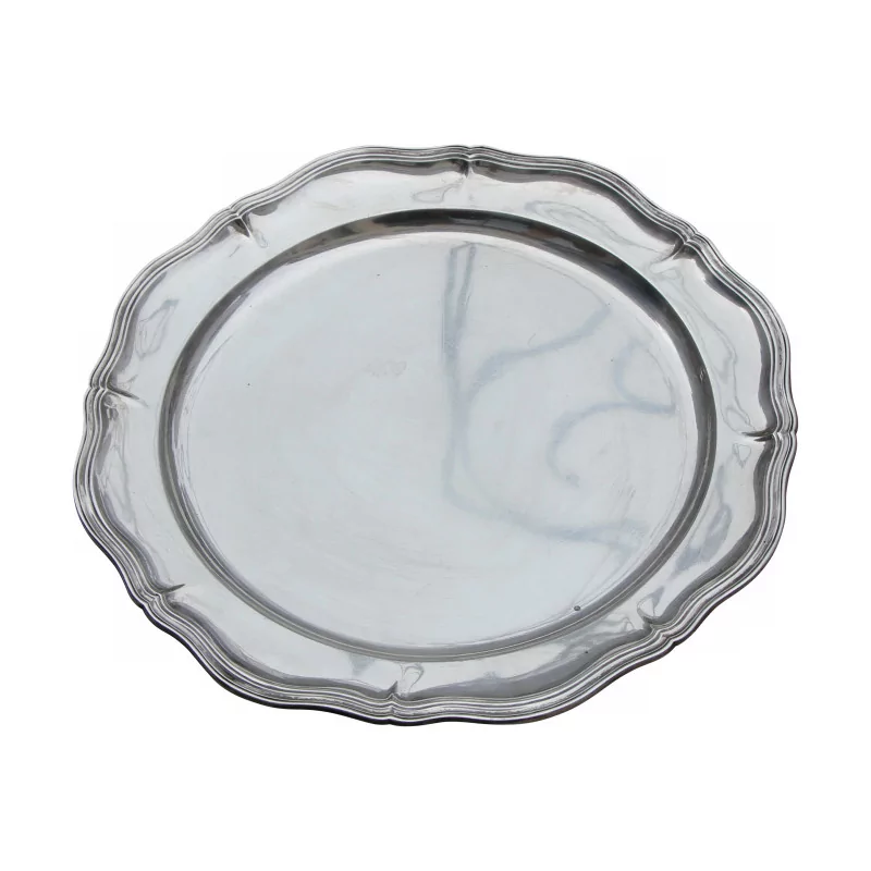 сервировочное блюдо из серебра 835 пробы (1005 г). 20 век - Moinat - Столовое серебро
