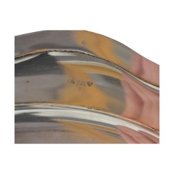 serving dish in 835 silver (1005g). 20th century