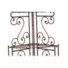 schmiedeeisernes Regal (auch für den Garten), klappbar mit 3 … - Moinat - Bücherregale, Bücherschränke, Vitrinen