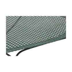 Vincy model oval table in wrought iron with sheet metal top …