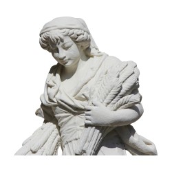 Large statue “Woman - Spring” in crushed stone …