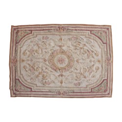 Aubusson-Teppich Farben: Orange, Beige, Lila, Pink, Grün und …