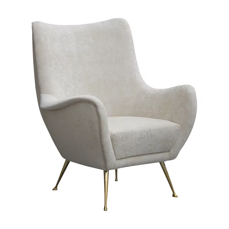 设计躺椅 ICO PARISI Year 50 覆盖着织物，在…… - Moinat - 扶手椅