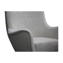 Дизайнерское кресло ICO PARISI Year 50, обтянутое тканью, на …