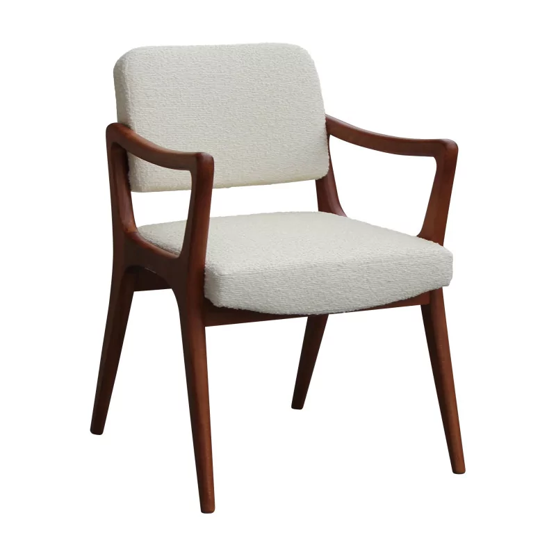 Design Art - Deco Esszimmersessel bezogen mit - Moinat - Armlehnstühle, Sesseln