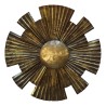 Applique SOLEIL en métal finition doré patiné, 1 lumière. - Moinat - Appliques murales