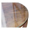Art Deco pedestal table in walnut veneer France - Moinat - End tables, Bouillotte tables, Bedside tables, Pedestal tables