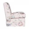 把美国型号的壁炉椅，上面覆盖着 5 毫升的花卉织物。 - Moinat - 扶手椅