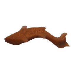 小雕像，装饰艺术，黄色和粉色 FISH，……