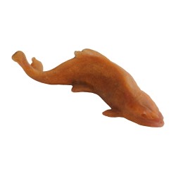 小雕像，装饰艺术，黄色和粉色 FISH，……