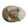 Белое фарфоровое яйцо с росписью, ажурное по краям. - Moinat - Декоративные предметы