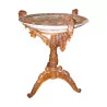 个三脚架桌，由 Brienz 的雕刻木底座组成...... - Moinat - VE2022/3
