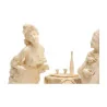 Statuette representing a group including a musician and a … - Moinat - Decorating accessories