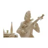 Statuette représentant un groupe dont un musicien et une … - Moinat - Accessoires de décoration