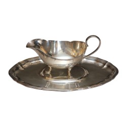 Sauce boat on 800 silver tray, Family Succession …