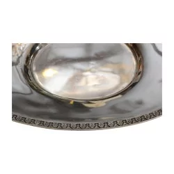Plat en argent, provenance de la succession Famille