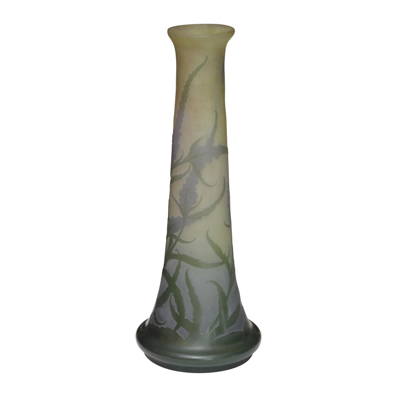 Grand vase de Émile GALLÉ (1846-1904), coloris jaune avec … - Moinat - Boites, Urnes, Vases Grand vase de Émile GALLÉ (1846-1904), coloris jaune avec … - Moinat - Boites, Urnes, Vases